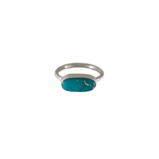 Reclaimed Turquoise Ring Size 9 (A)