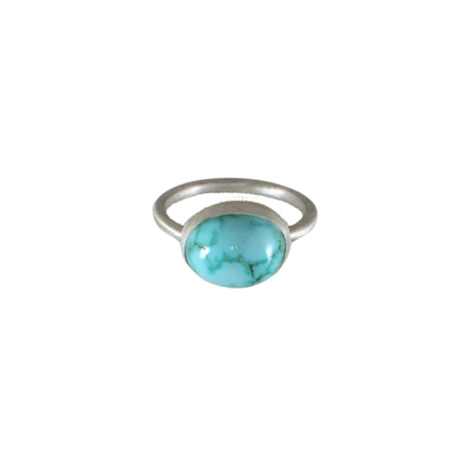 Reclaimed Turquoise Ring Size 8.25