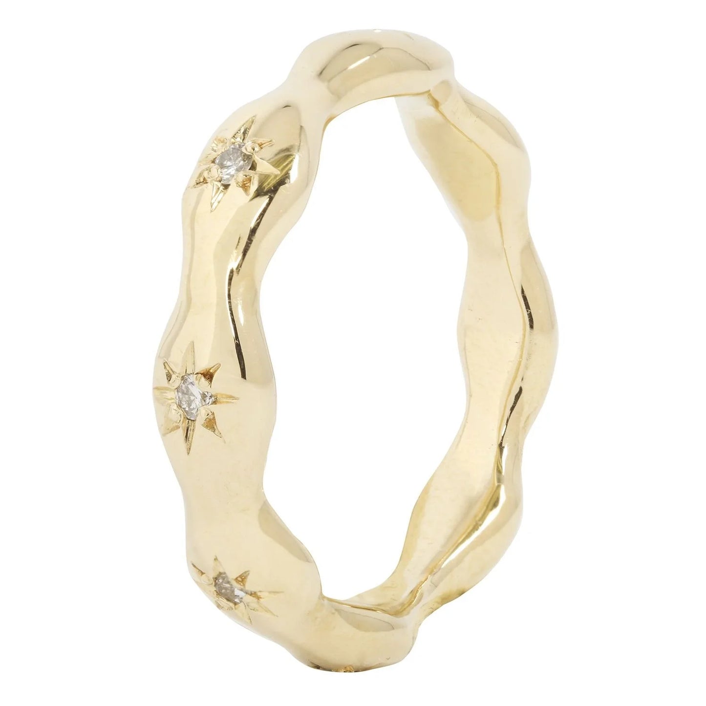 Asteria Diamond Eternity Band - 14k Gold