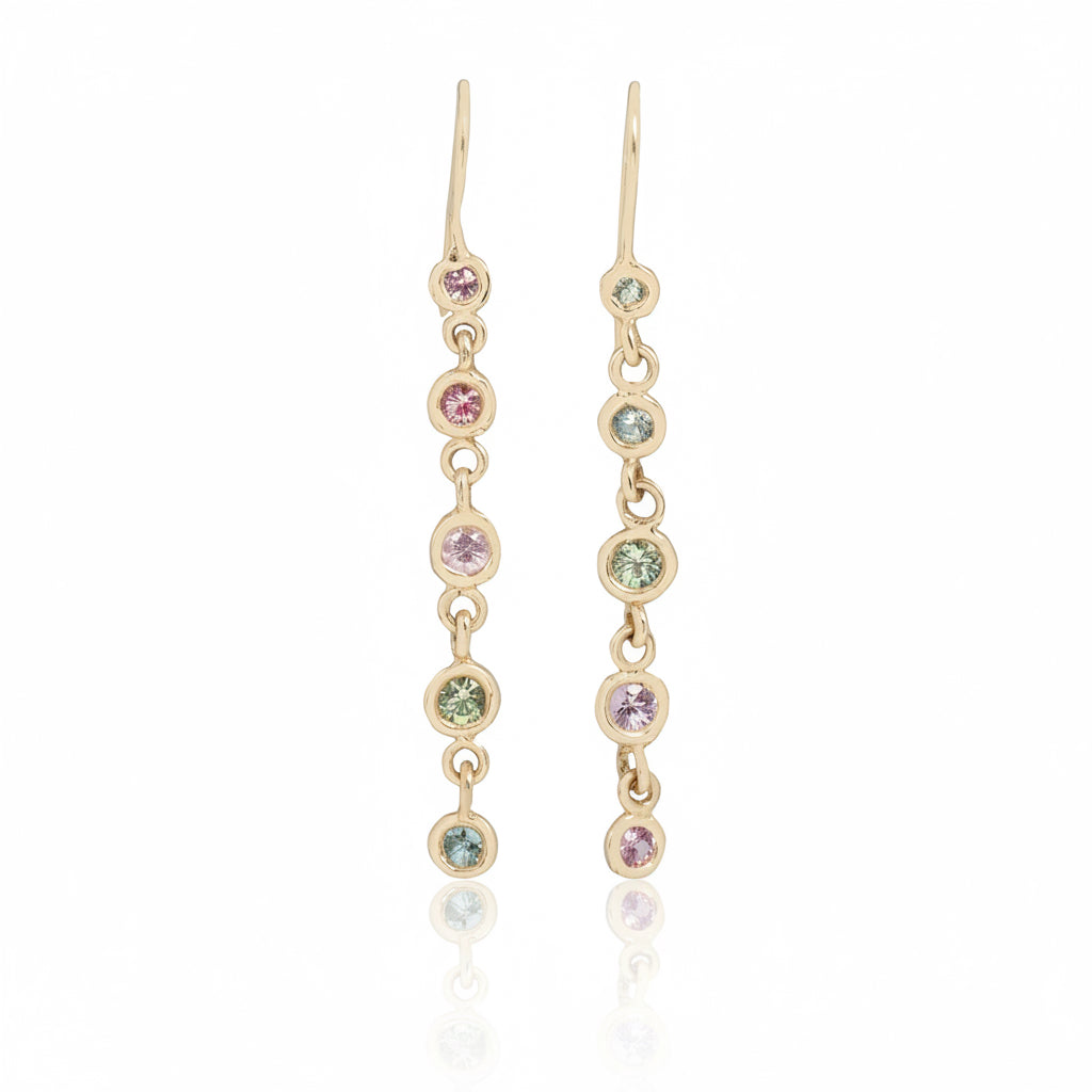 Confetti Earrings - 14K Gold