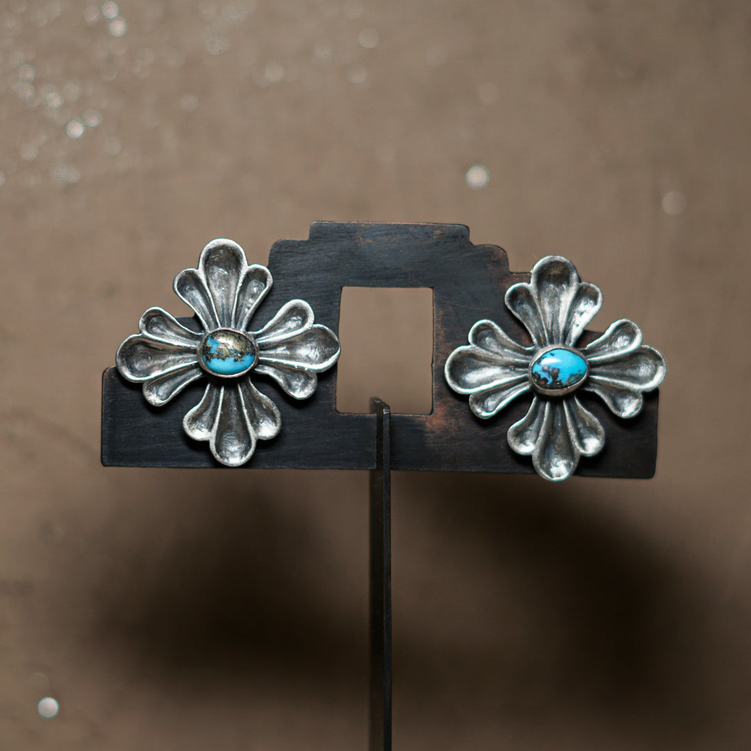 Floracruz Earrings with Turquoise