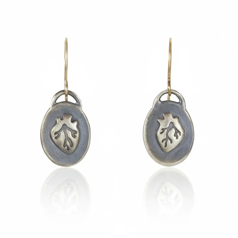 All My Love Earrings - 14K Gold & Sterling Silver Talisman