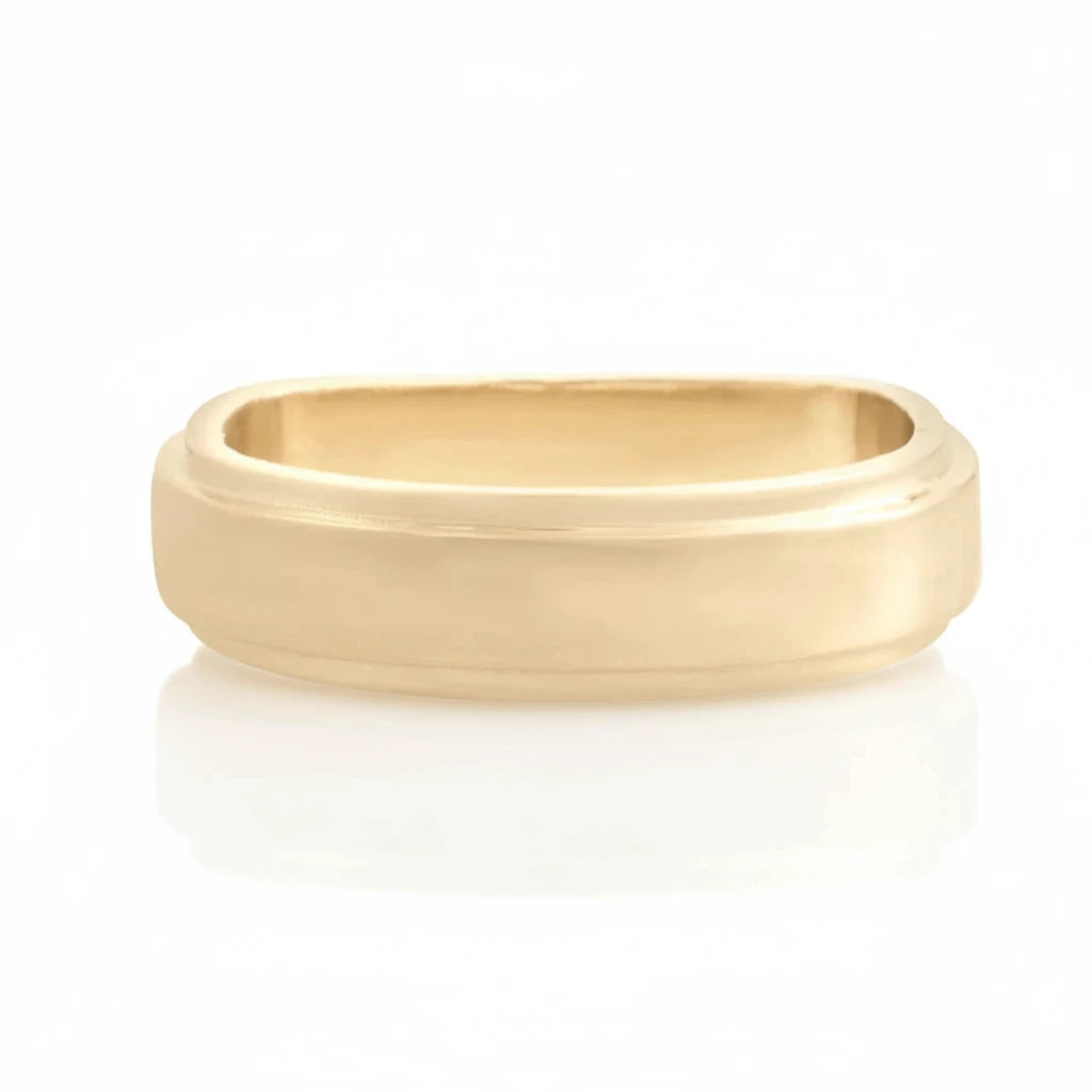 Comfort Fit Wedding Band - 14k Gold