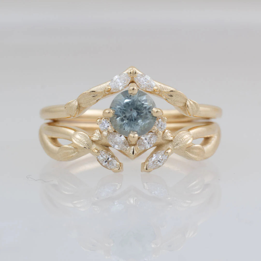 Aspen Diamond Band - 14k Gold