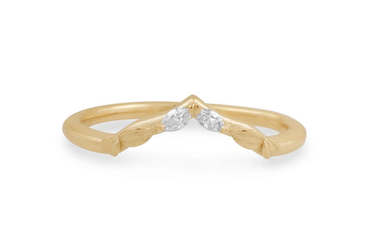 Aspen Diamond Band - 14k Gold