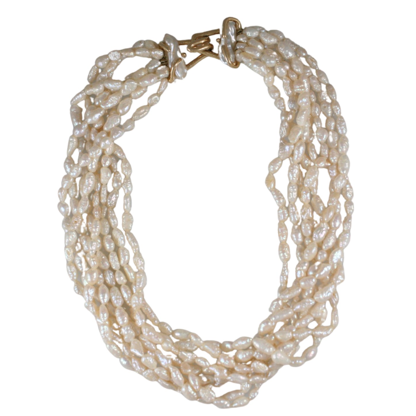 Biwa Pearl Necklace