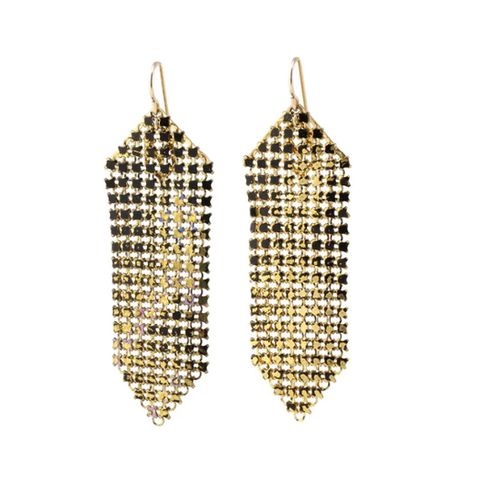 Faded Black Earrings - Medium