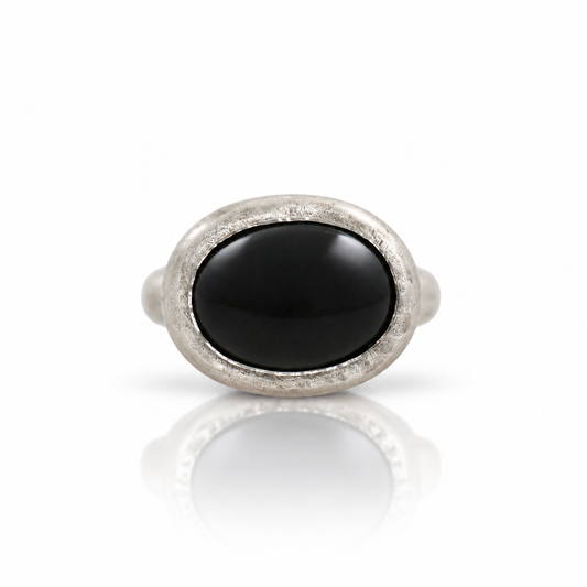 Garnet Ever Ring - Sterling Silver
