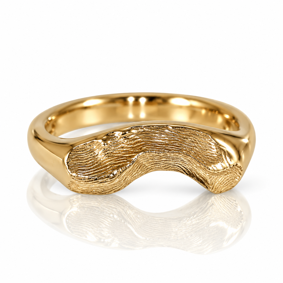 Sandia Mountain Hug Ring - 14k Gold