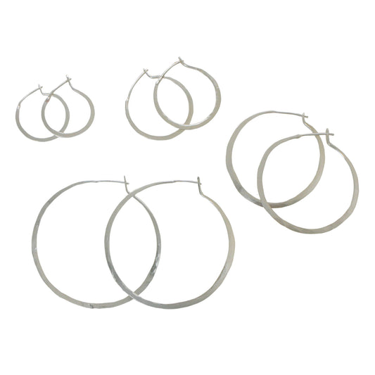 Hammered Hoops