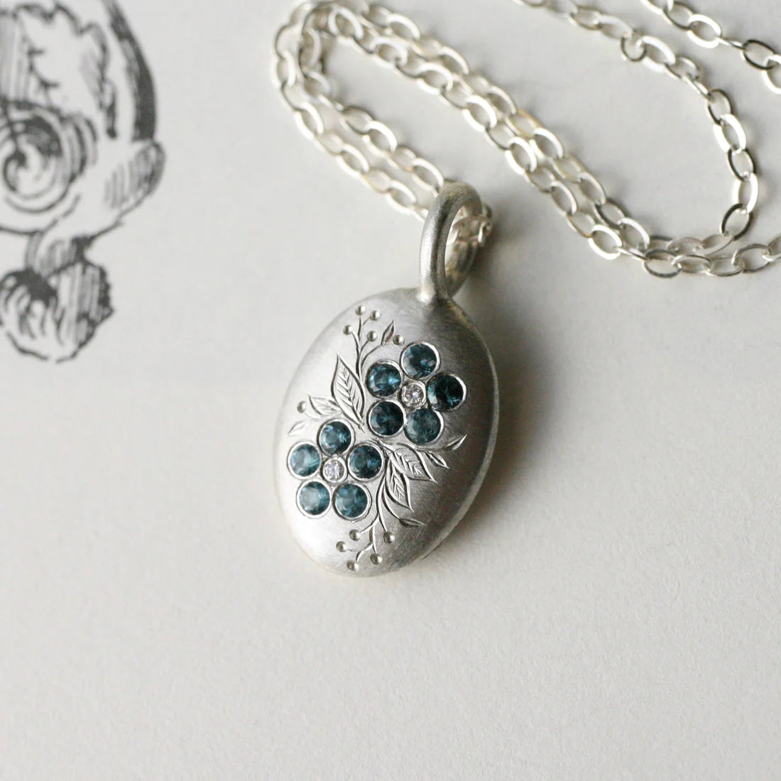 Forget-me-not Pendant