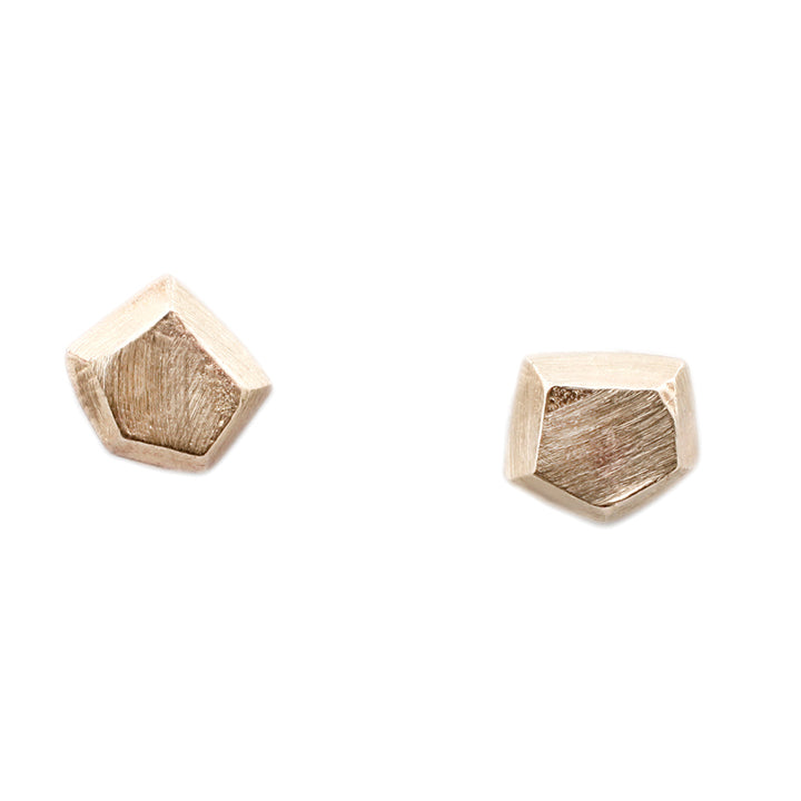 Gold Tiny Geo Studs