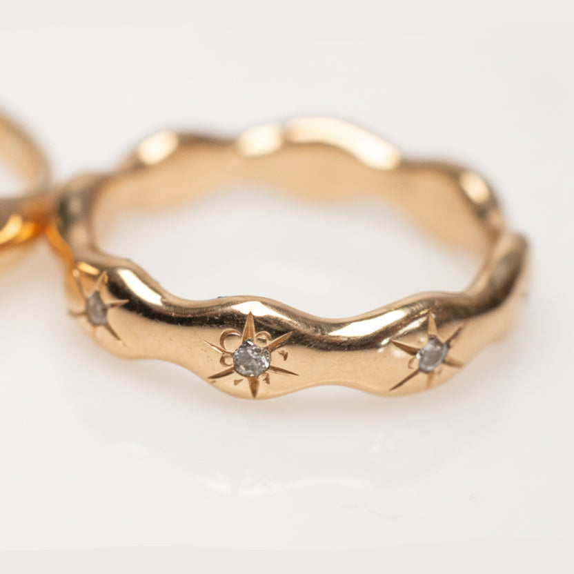 Asteria Diamond Eternity Band - 14k Gold