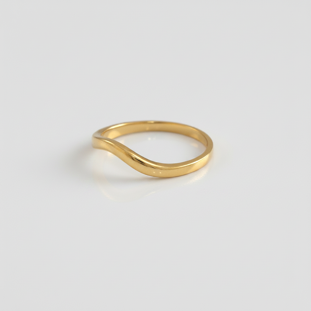 Thin Lana Band - 14k Gold Stackable Ring