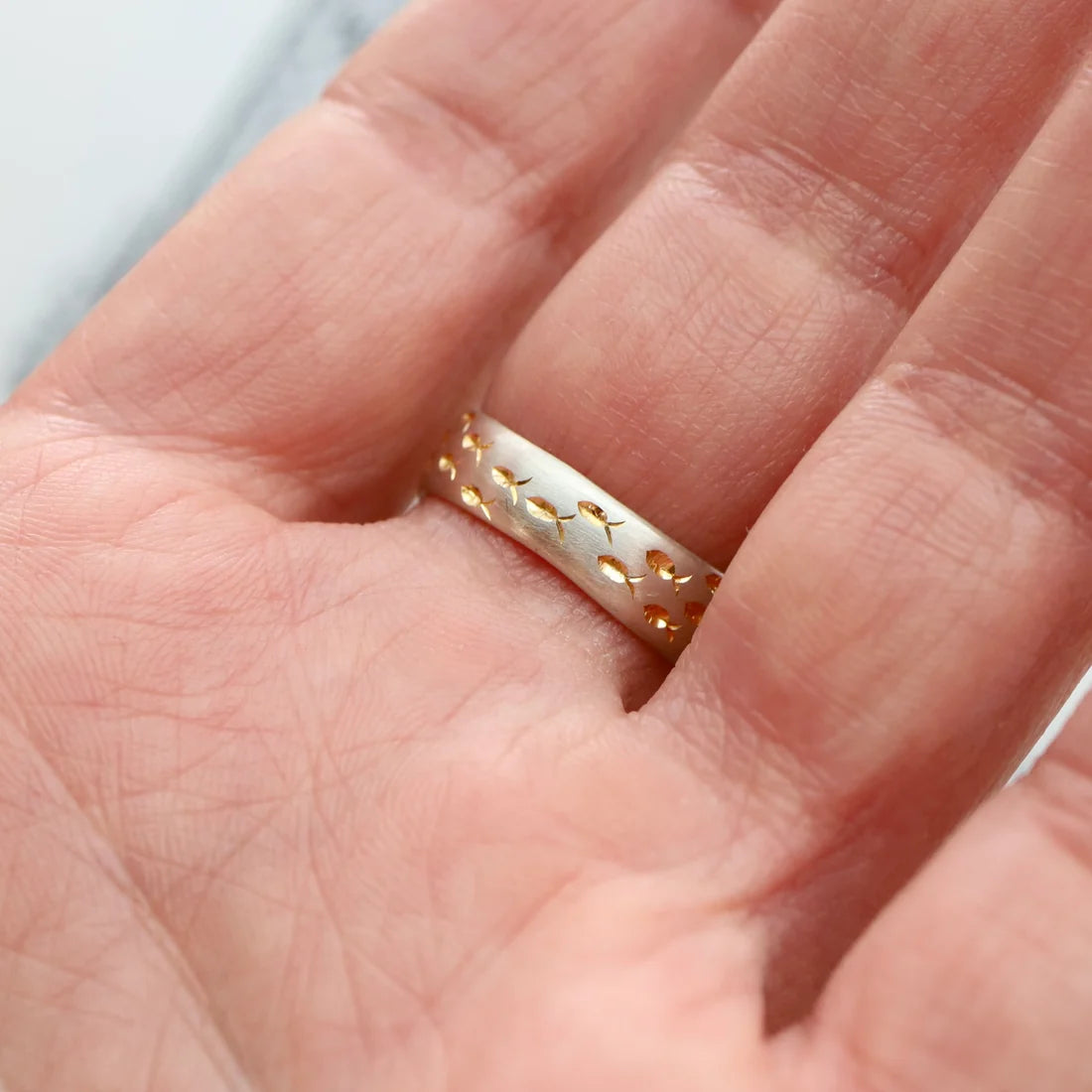 School of Fish Signet Ring