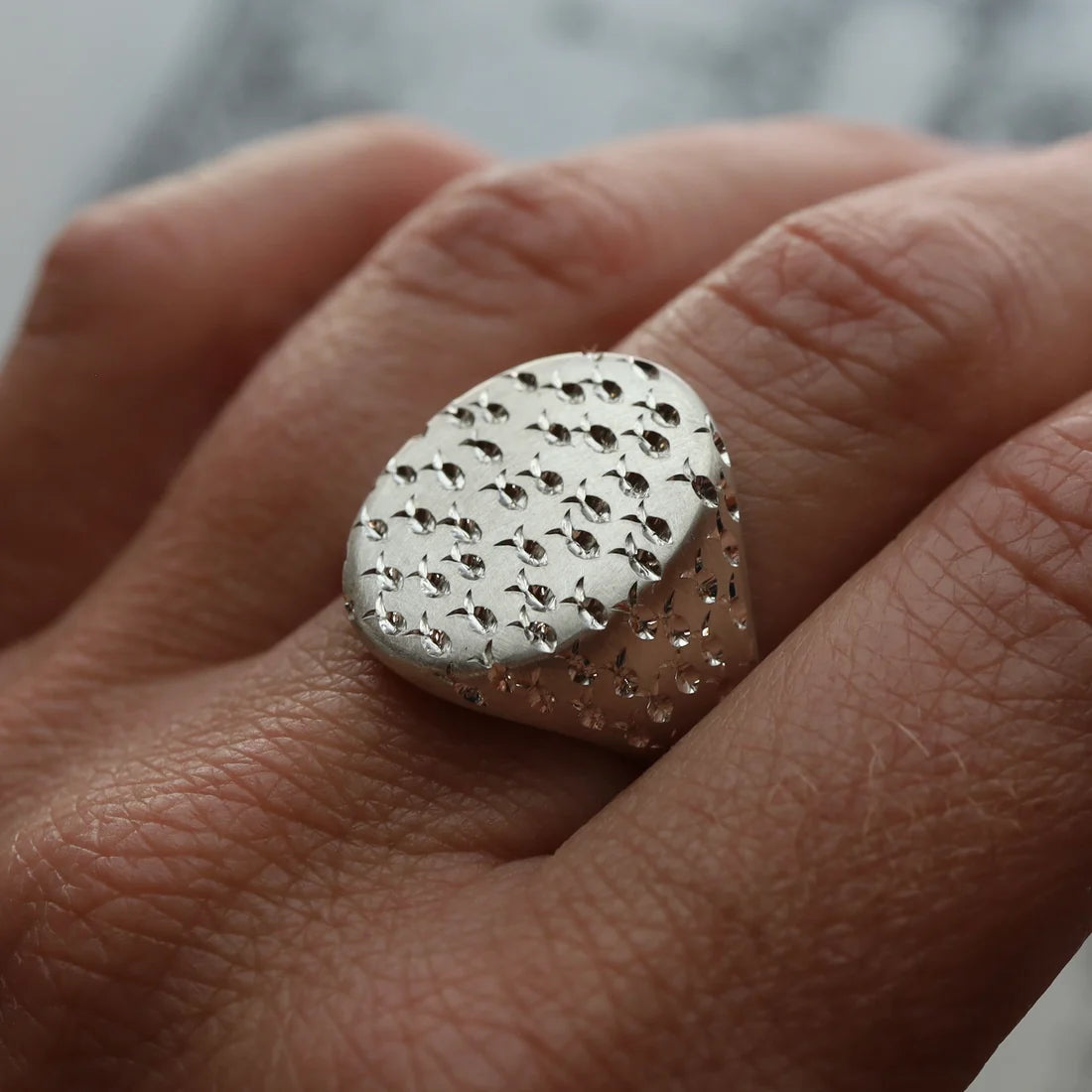School of Fish Signet Ring