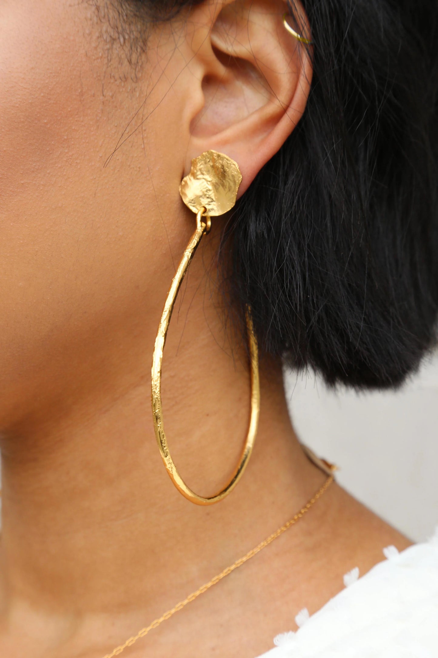 Jumping Through Extra Large Hoop