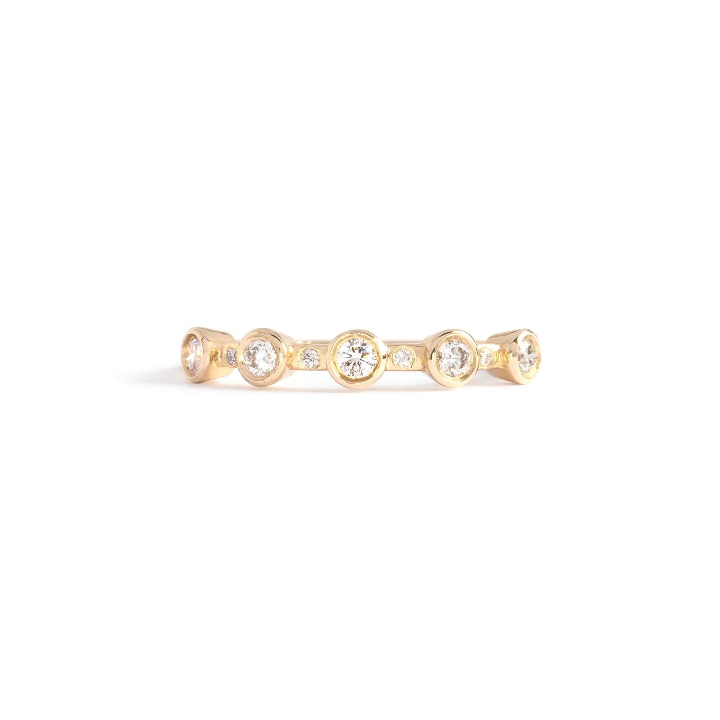 5-Stone Theia Diamond Ring - 14k Gold Diamond Band