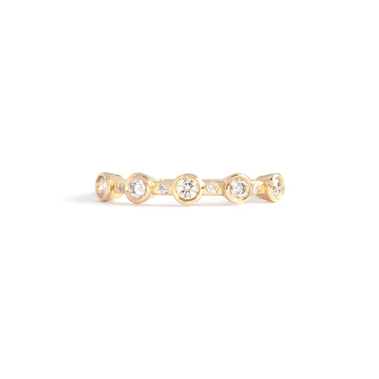5-Stone Theia Diamond Ring - 14k Gold Diamond Band