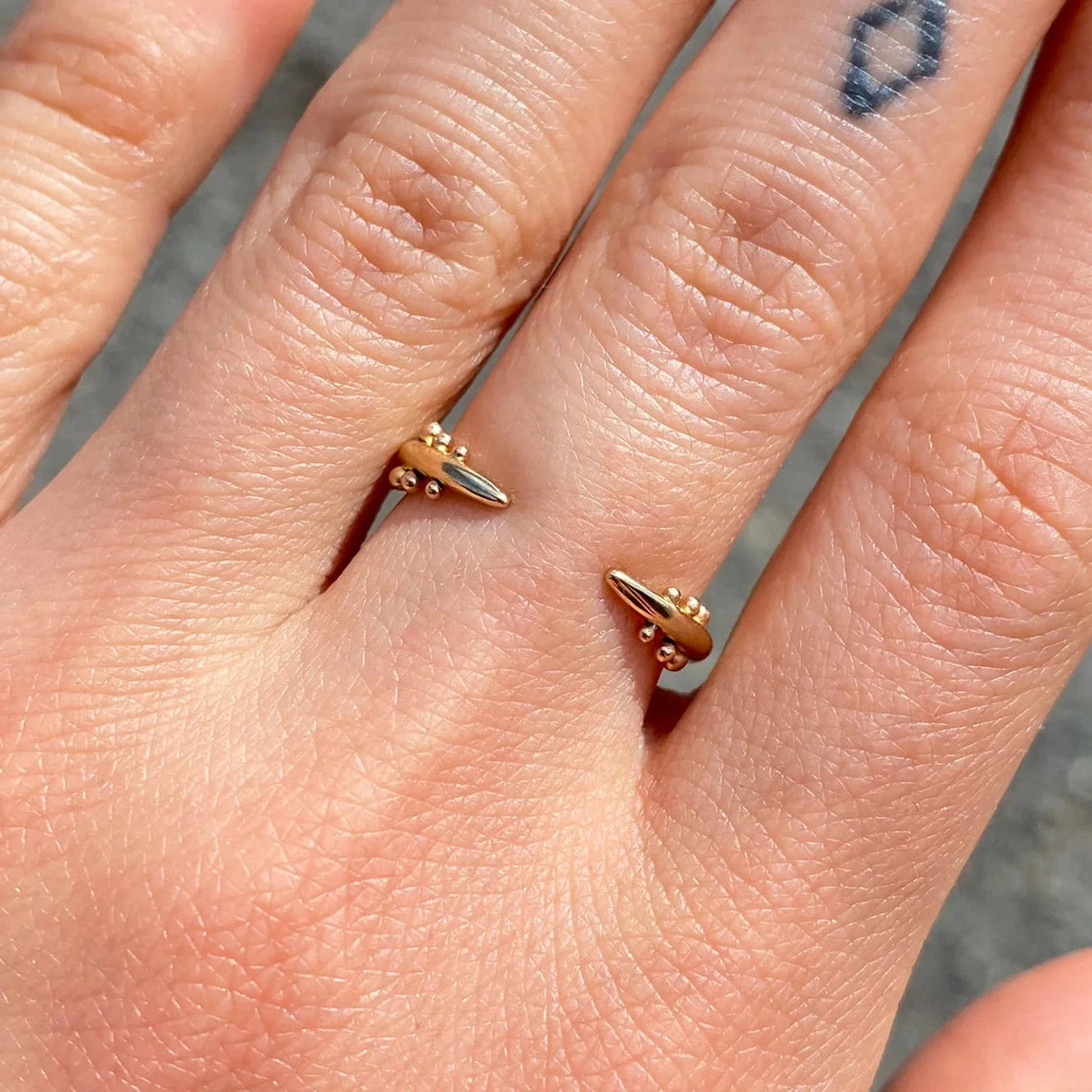 Plain Kuli Ring - 14k Yellow Gold