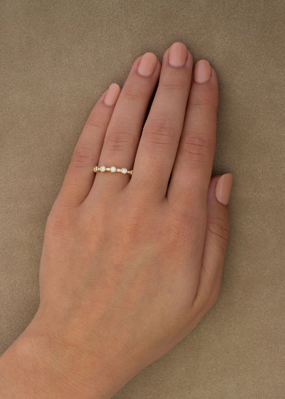 5-Stone Theia Diamond Ring - 14k Gold Diamond Band