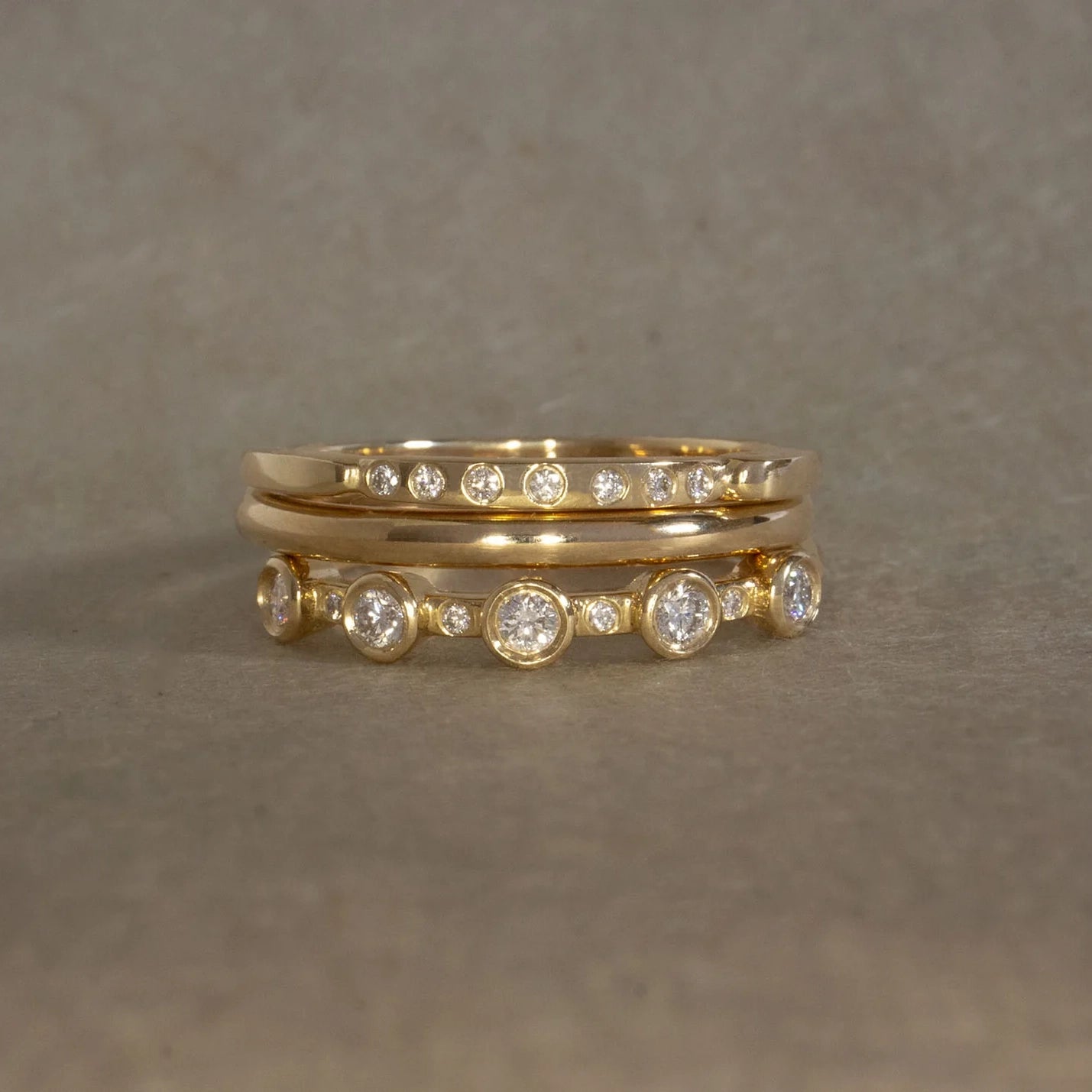5-Stone Theia Diamond Ring - 14k Gold Diamond Band