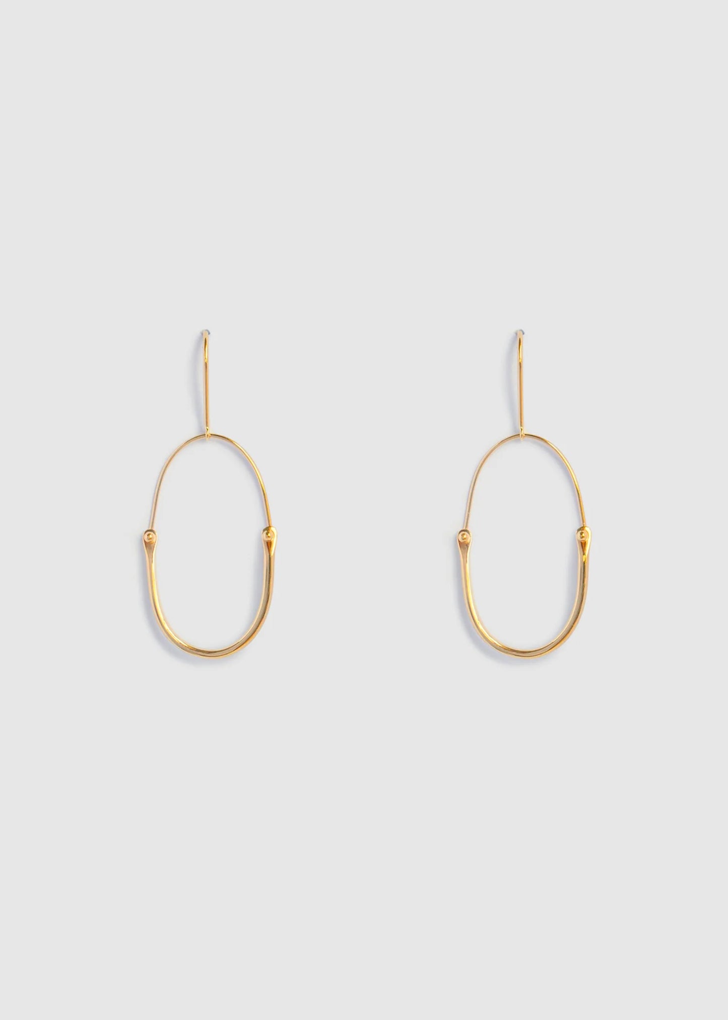 Medium Kishi Hoop Earrings - 14k Gold