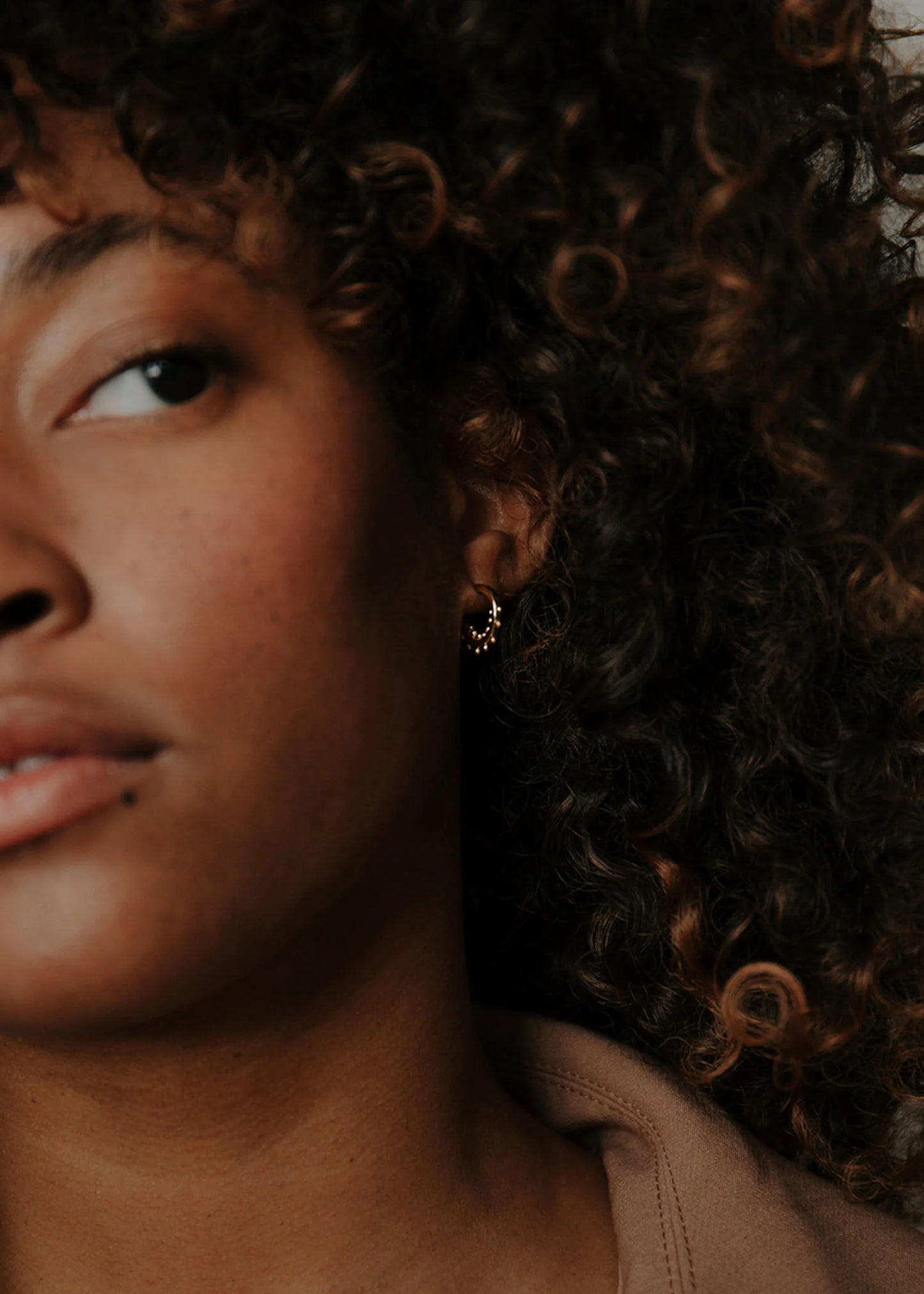 Small Narumi Hoops - 14k Gold