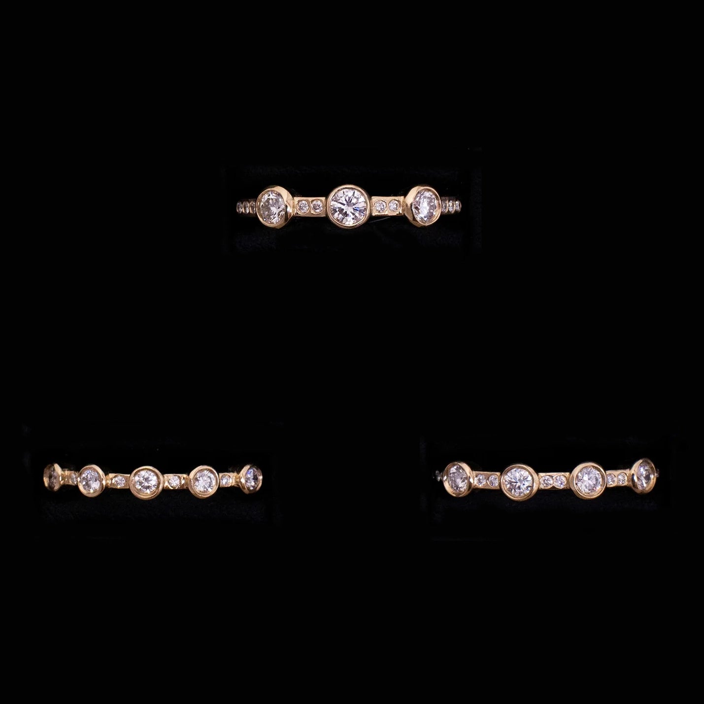 5-Stone Theia Diamond Ring - 14k Gold Diamond Band