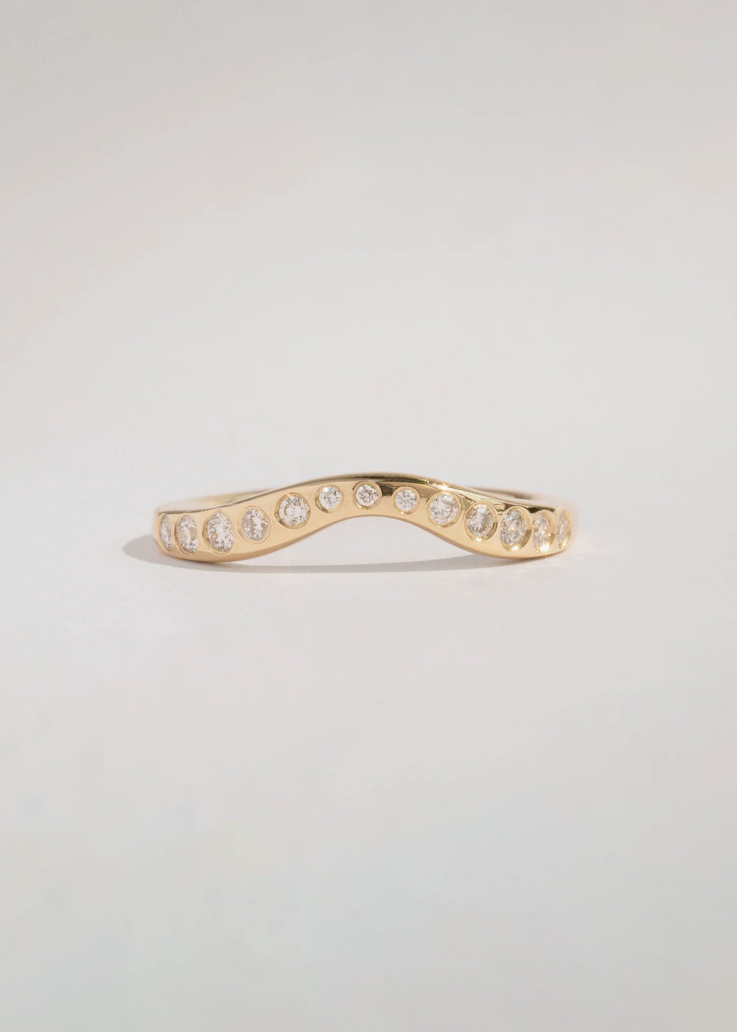 Classic Lana Diamond Band Ring - 14k Gold & Champagne Diamonds
