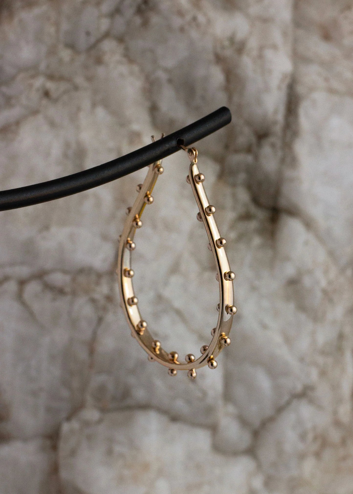 XL Kumi Earrings - 14K Solid Gold Statement Hoops