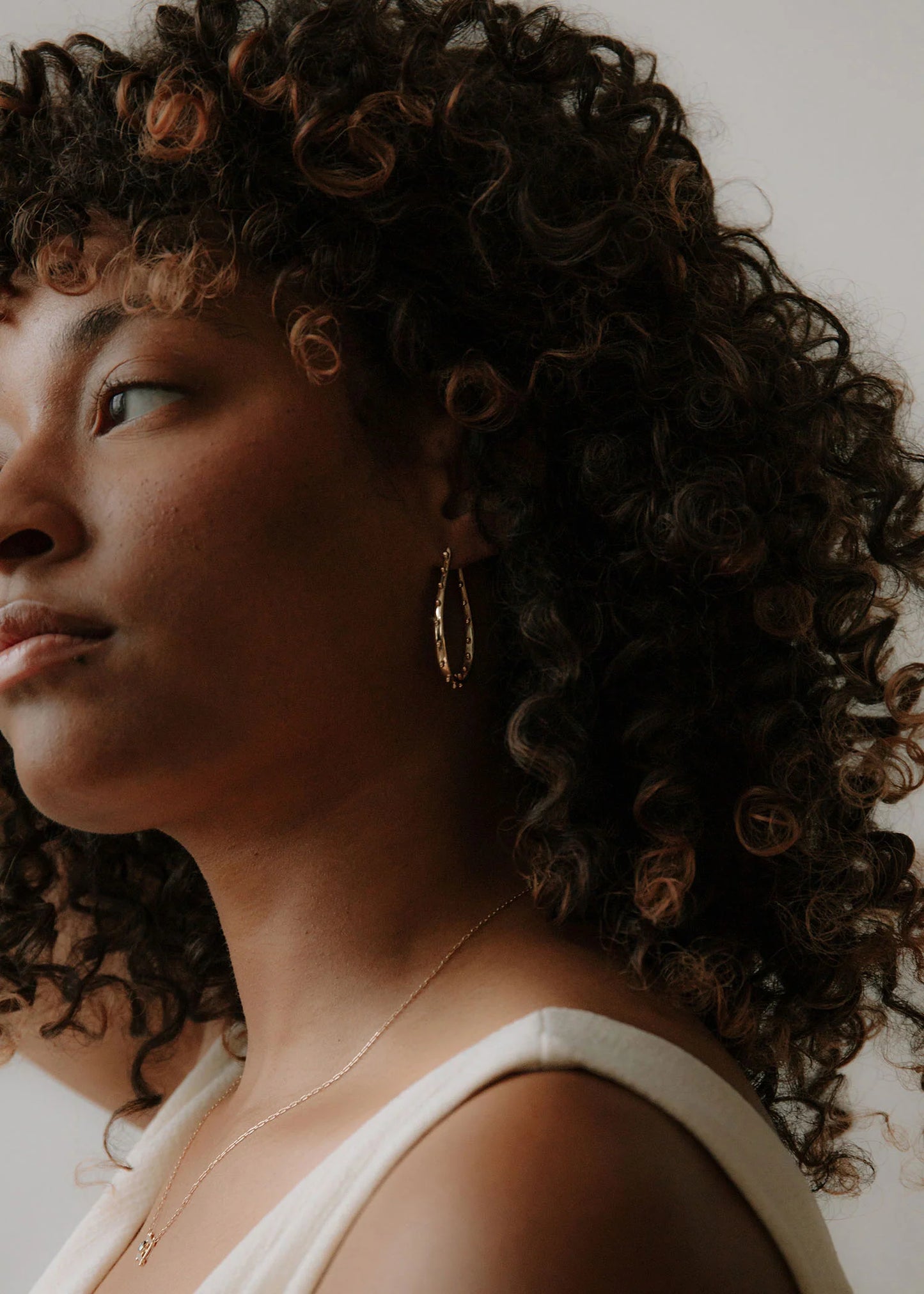 XL Kumi Earrings - 14K Solid Gold Statement Hoops