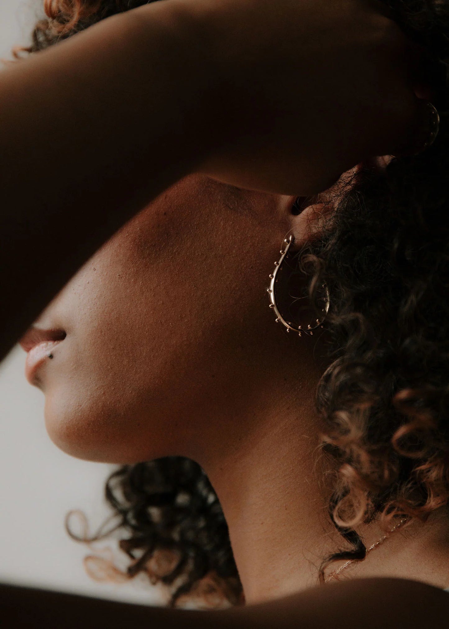 XL Kumi Earrings - 14K Solid Gold Statement Hoops