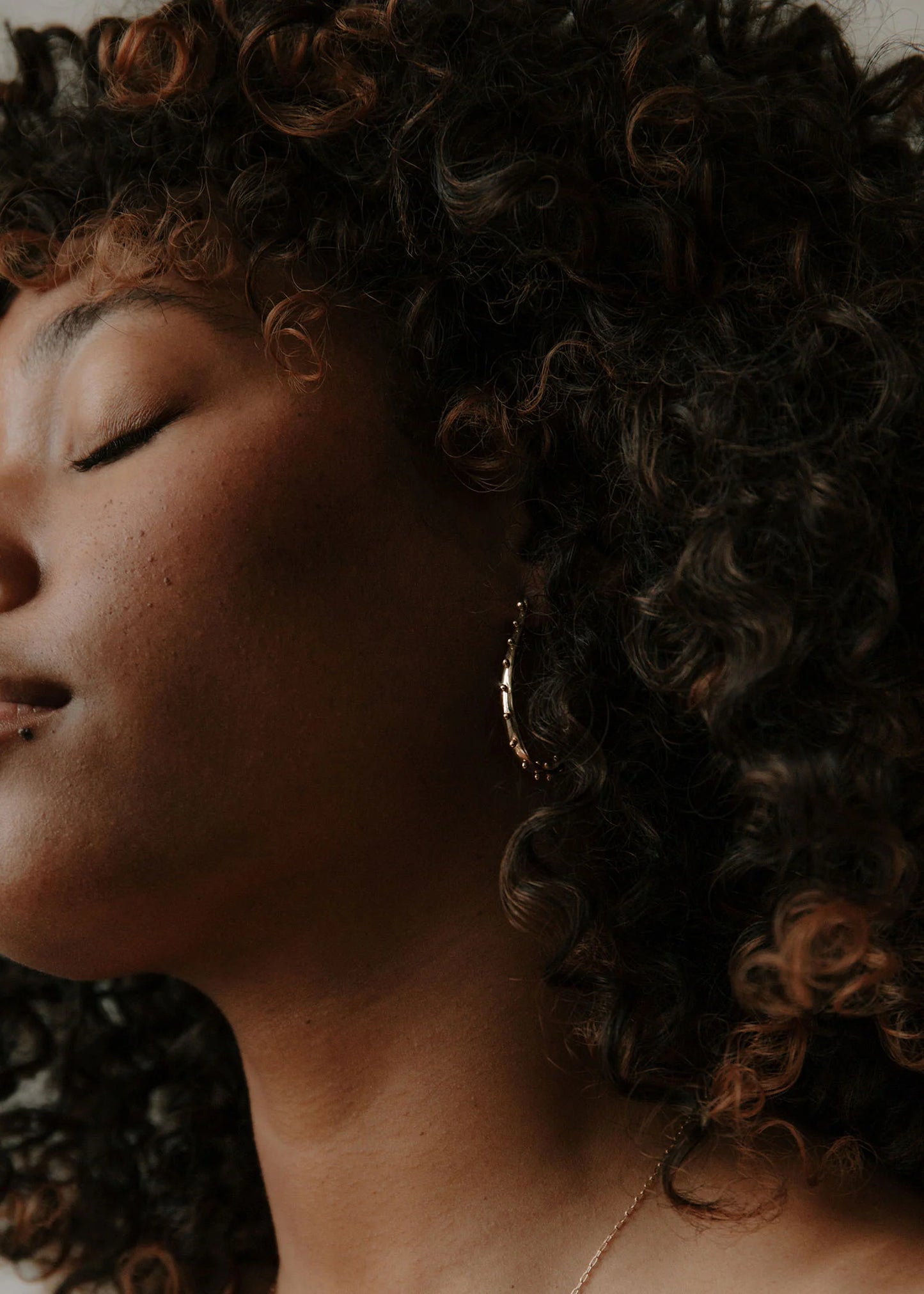 XL Kumi Earrings - 14K Solid Gold Statement Hoops