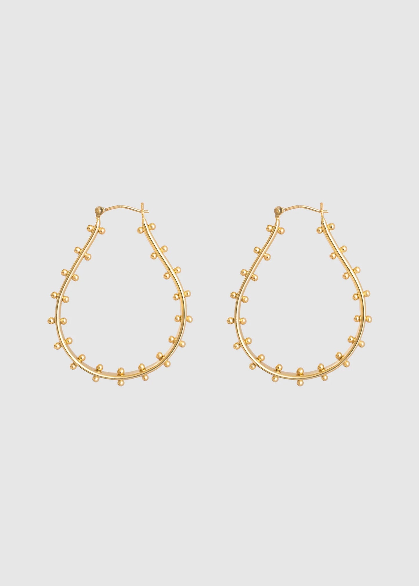 XL Kumi Earrings - 14K Solid Gold Statement Hoops