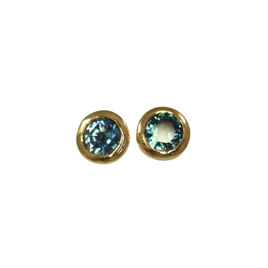 Montana Sapphire Studs