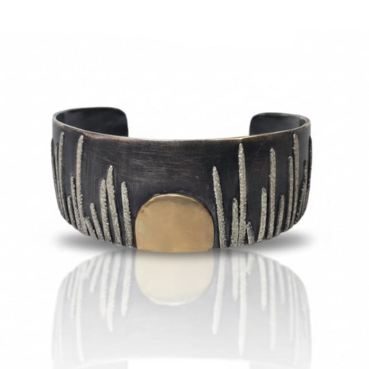 Moonrise Cuff Bracelet - Mixed Metals