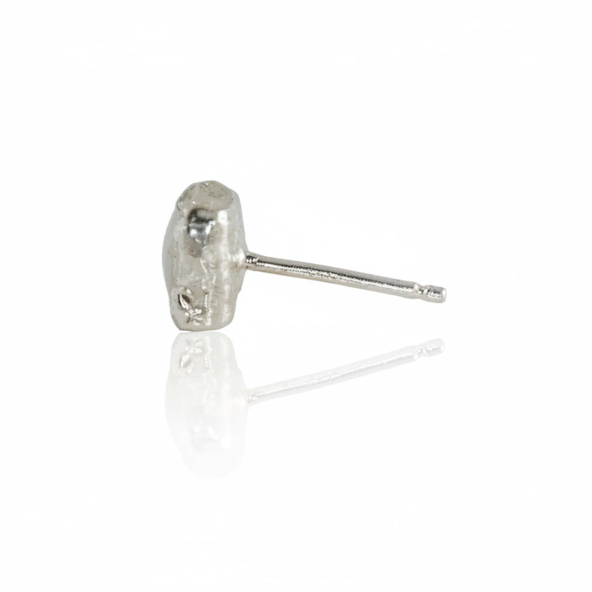 Mother of Pearl Petra Stud Earrings- Silver OR Gold