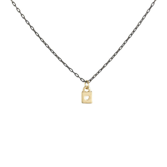 Tiny Love Lock Necklace