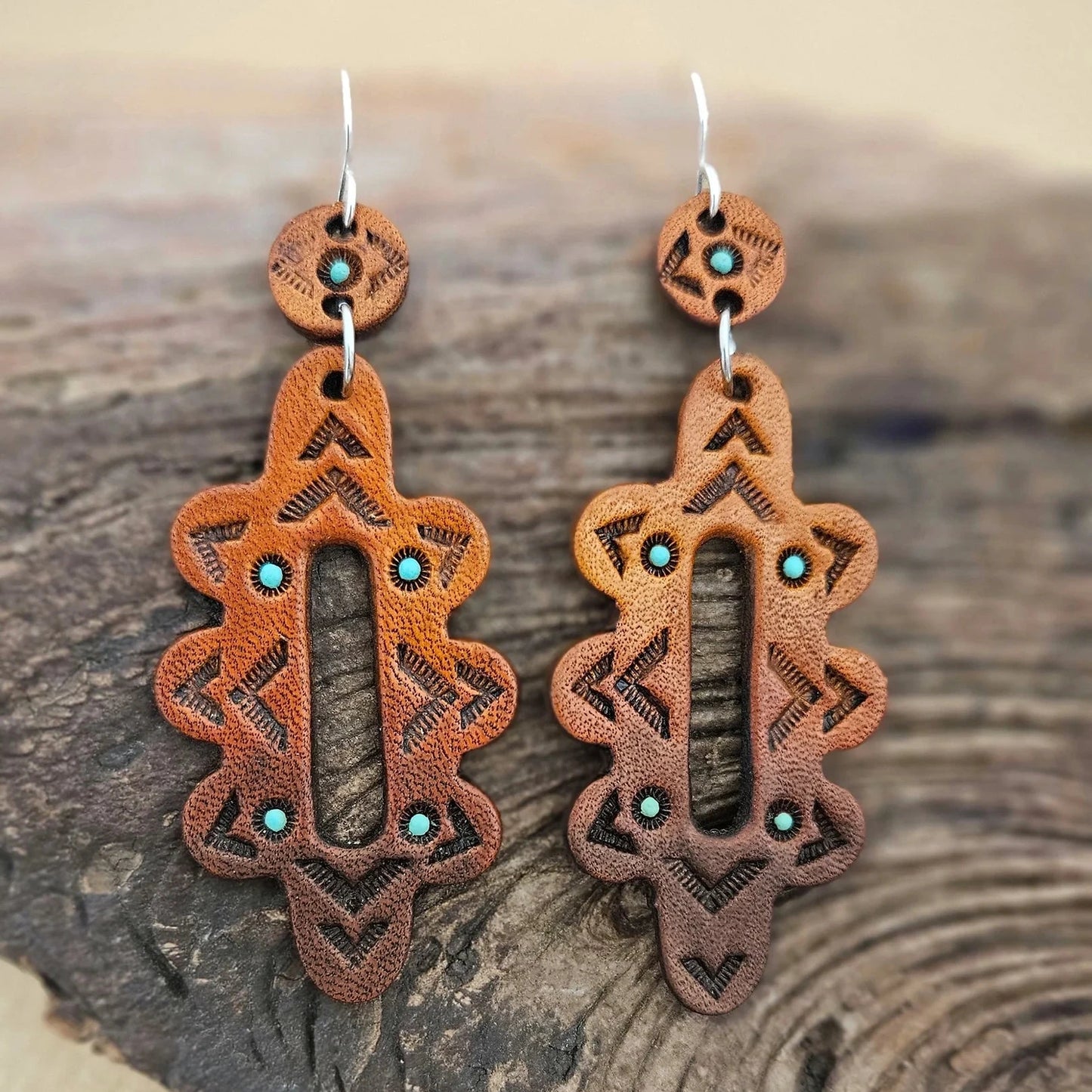 Ombré Concho Earrings