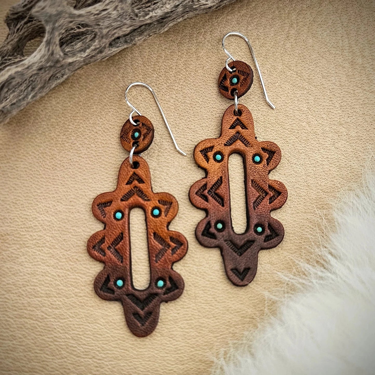Ombré Concho Earrings