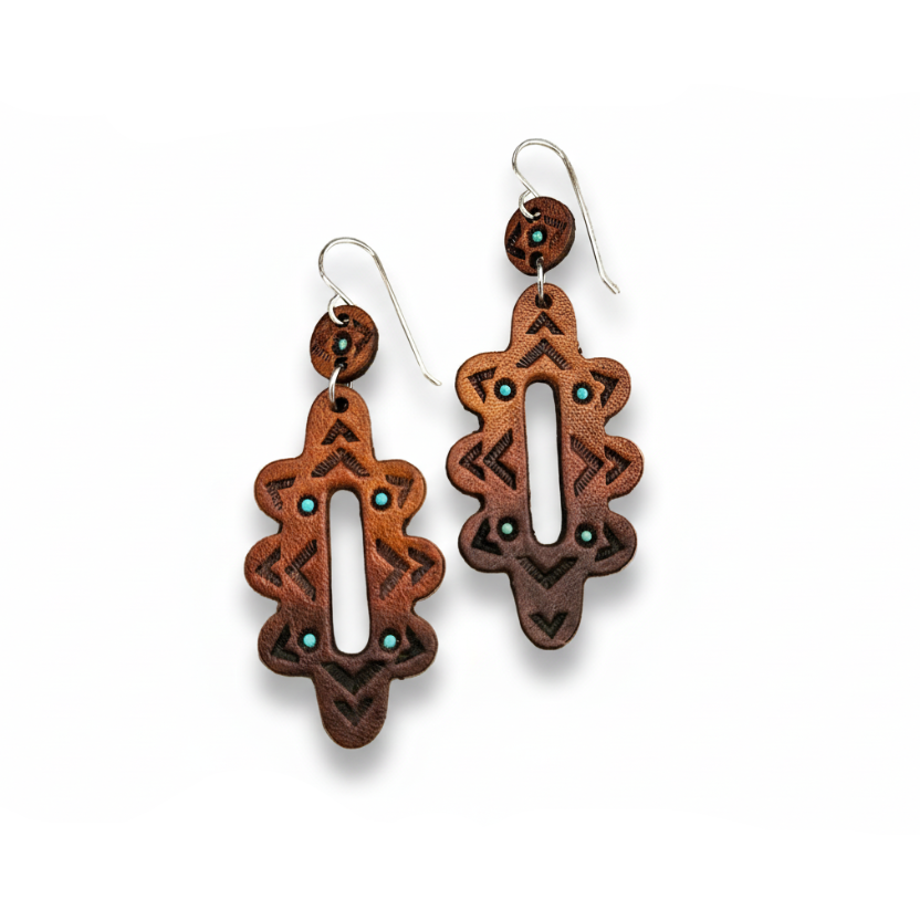 Ombré Concho Earrings