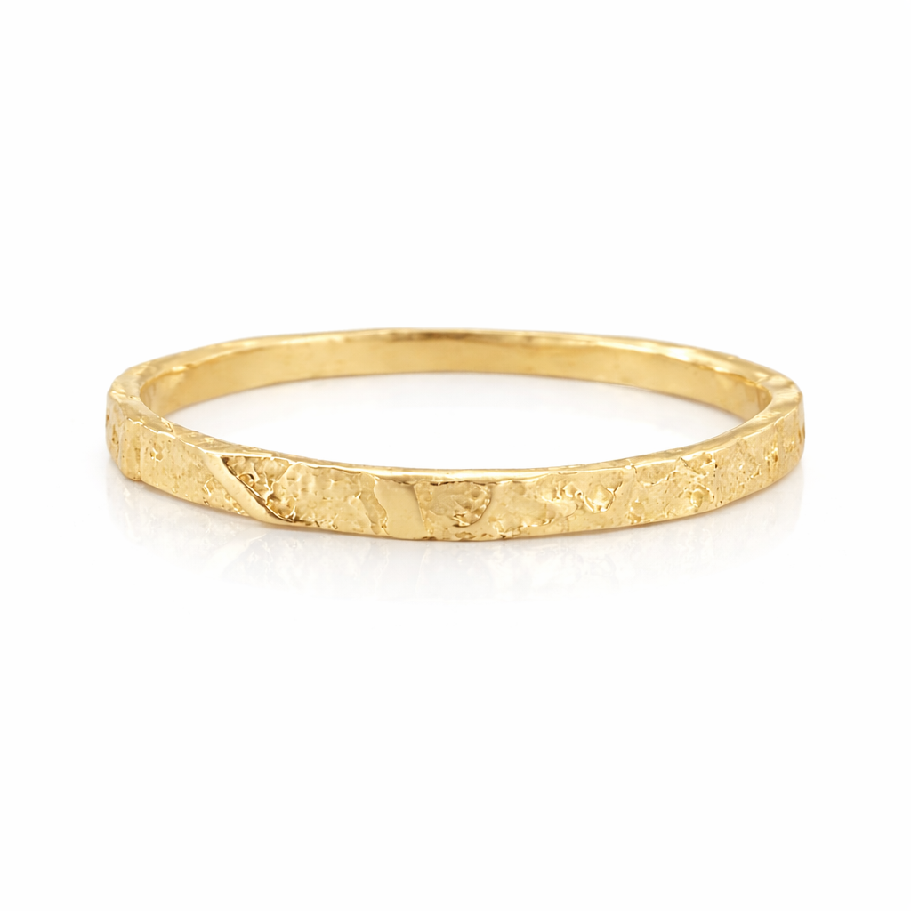 Philo Leaf Stacker Ring – 14k Gold