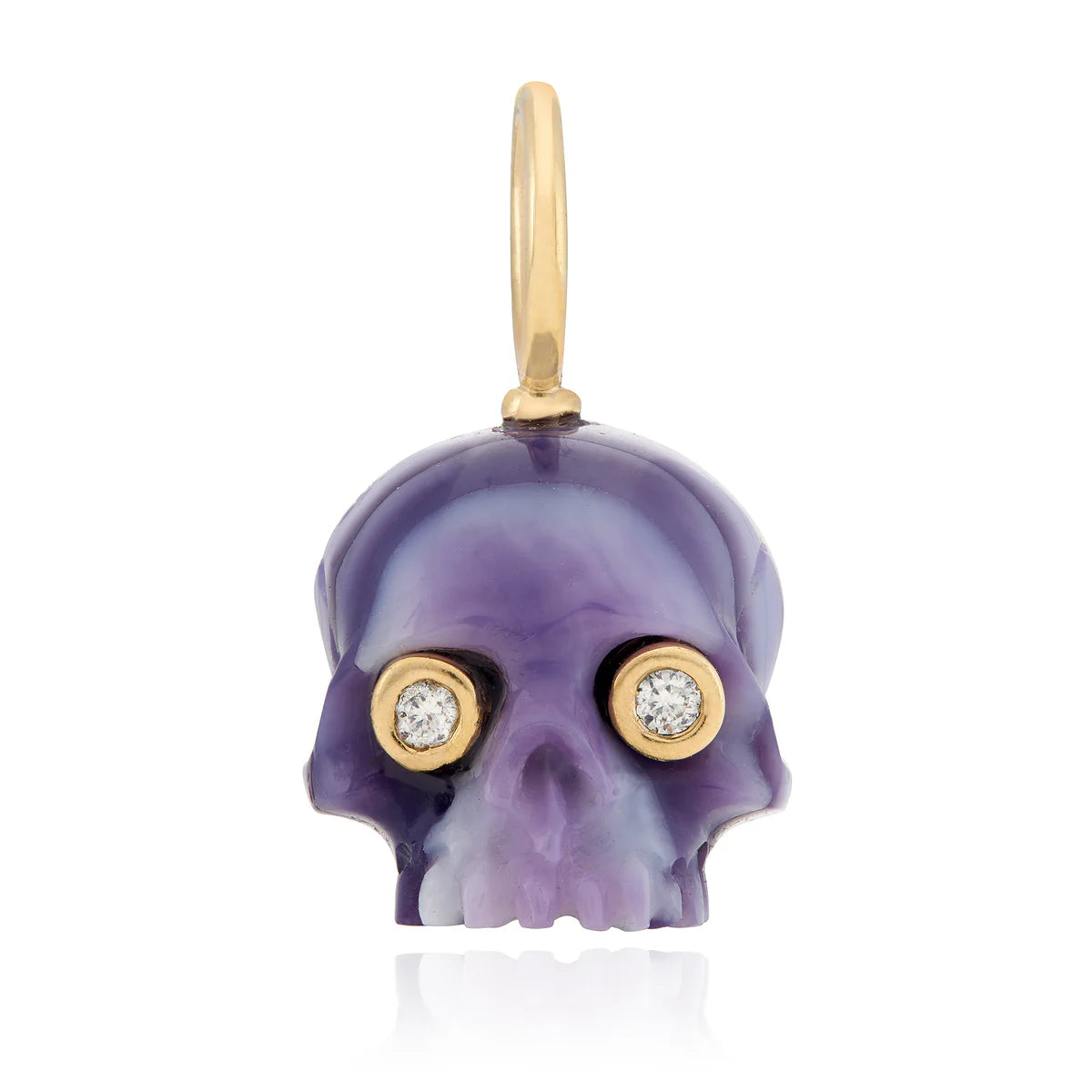 Purple Clam Shell Skull Baby