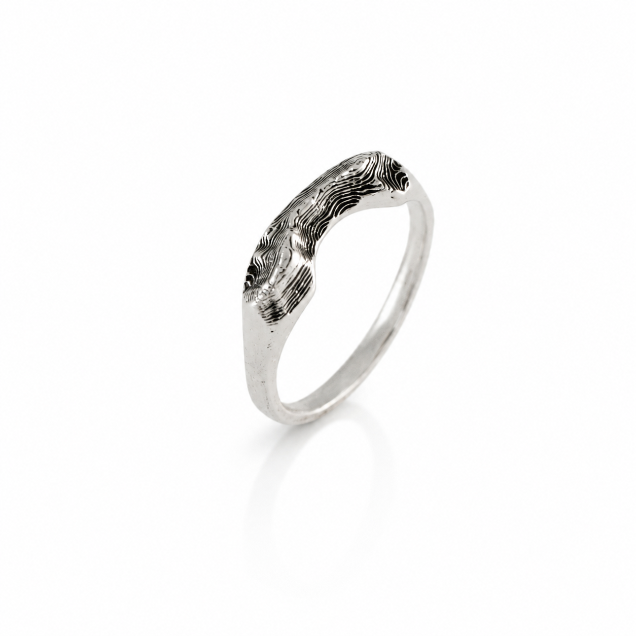 Sandia Mountain Hug Ring – Sterling Silver