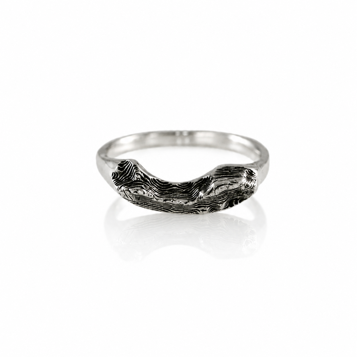 Sandia Mountain Hug Ring – Sterling Silver