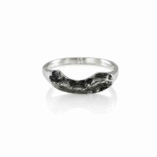 Sandia Mountain Hug Ring – Sterling Silver