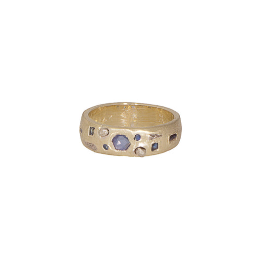 Sapphire Agapi Band
