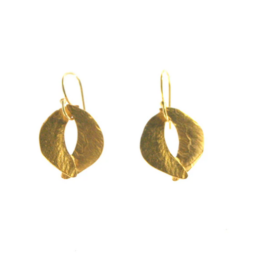 Delores Tiny Sculptured Organic Earrings