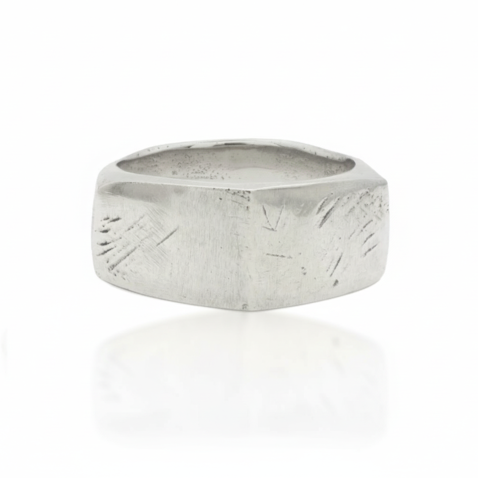 Silver Jumbo Gracia Ring – Sterling Silver Statement Band